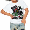 Fear 4s DopeSkill Toddler Kids T-shirt Born To Be Rich Graphic