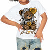 Sail 5s DopeSkill Toddler Kids T-shirt Broken Bear Graphic