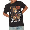 Mocha 1s DopeSkill Toddler Kids T-shirt Broken Bear Graphic