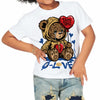 Canary 1s DopeSkill Toddler Kids T-shirt Broken Bear Graphic