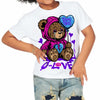 Dunk Active Fuchsia DopeSkill Toddler Kids T-shirt Broken Bear Graphic