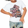 Legend Pink 11s DopeSkill Toddler Kids T-shirt Bear Steals Sneaker Graphic