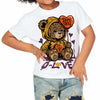 Brotherhood 1s OG DopeSkill Toddler Kids T-shirt Broken Bear Graphic