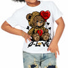 Gratitude 11s DopeSkill Toddler Kids T-shirt Broken Bear Graphic