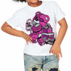 Hyper Violet 4s DopeSkill Toddler Kids T-shirt Bear Steals Sneaker Graphic