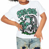 Green Glow 1s DopeSkill Toddler Kids T-shirt Stay Busy Graphic