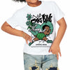 Green Glow 1s DopeSkill Toddler Kids T-shirt No Fake Love Graphic