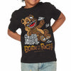 Metallic Gold 1s DopeSkill Toddler Kids T-shirt Born To Be Rich Graphic