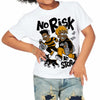 Black Taxi 12s DopeSkill Toddler Kids T-shirt No Risk No Story Graphic