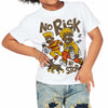 Yellow Collection DopeSkill Toddler Kids T-shirt No Risk No Story Graphic