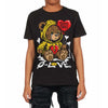 Black Tour Yellow AJ 4 Thunder DopeSkill Toddler Kids T-shirt Broken Bear Graphic