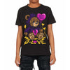 Field Purple 12s DopeSkill Toddler Kids T-shirt Broken Bear Graphic