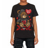 Fire Red 3s DopeSkill Toddler Kids T-shirt Broken Bear Graphic