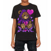 PURPLE Collection DopeSkill Toddler Kids T-shirt Broken Bear Graphic