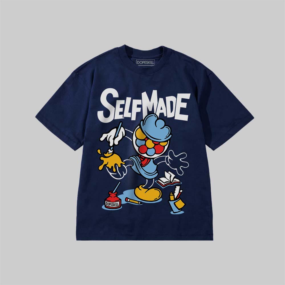 Self Made DopeSkill Premium T-shirt Streetwear - Navy
