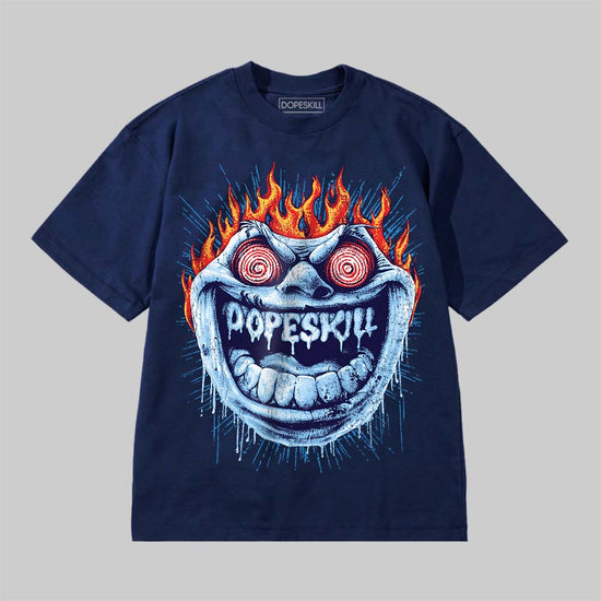 Hellfire DopeSkill Premium T-shirt Streetwear - Navy