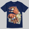 'Prosperous Hands' DopeSkill Graphic T-Shirt Streetwear - navy