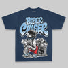 Paper Chaser Boy Oversize Print DopeSkill T-shirt Streetwear - Navy