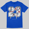 Jordan 3 "True Blue" DopeSkill T-Shirt No.23 Graphic Streetwear - Royal