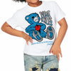 Military Blue 4s DopeSkill Toddler Kids T-shirt Love Kills Graphic