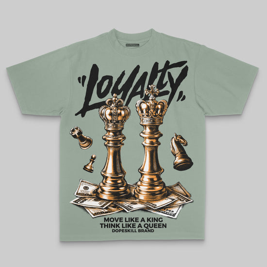 Olive Sneakers Oversize Print 'Loyalty' DopeSkill Graphic T-shirt Streetwear - Bay