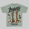 Olive Sneakers Oversize Print 'Loyalty' DopeSkill Graphic T-shirt Streetwear - Bay