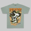 Olive Oversize Print Drip or Die DopeSkill Graphic Premium T-shirt Streetwear - bay