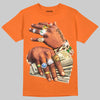 'Prosperous Hands' DopeSkill Graphic T-Shirt Streetwear - Orange