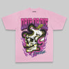 Pink Oversize Print Drip or Die DopeSkill Graphic Premium T-shirt Streetwear - Blossom
