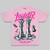 Pink Sneakers Oversize Print 'Loyalty' DopeSkill Graphic T-shirt Streetwear - Blossom