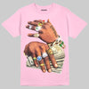 'Prosperous Hands' DopeSkill Graphic T-Shirt Streetwear - Light Pink