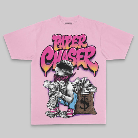 Paper Chaser Boy Oversize Print DopeSkill T-shirt Streetwear - Blossom