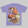 Prosperous Hands' Oversize Print DopeSkill T-shirt Streetwear - Violet