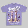 Purple Sneakers Oversize Print 'Loyalty' DopeSkill Graphic T-shirt Streetwear - Violet