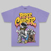 Paper Chaser Boy Oversize Print DopeSkill T-shirt Streetwear - Violet