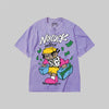 No Luck, All Hustle DopeSkill Premium T-shirt Streetwear - Violet