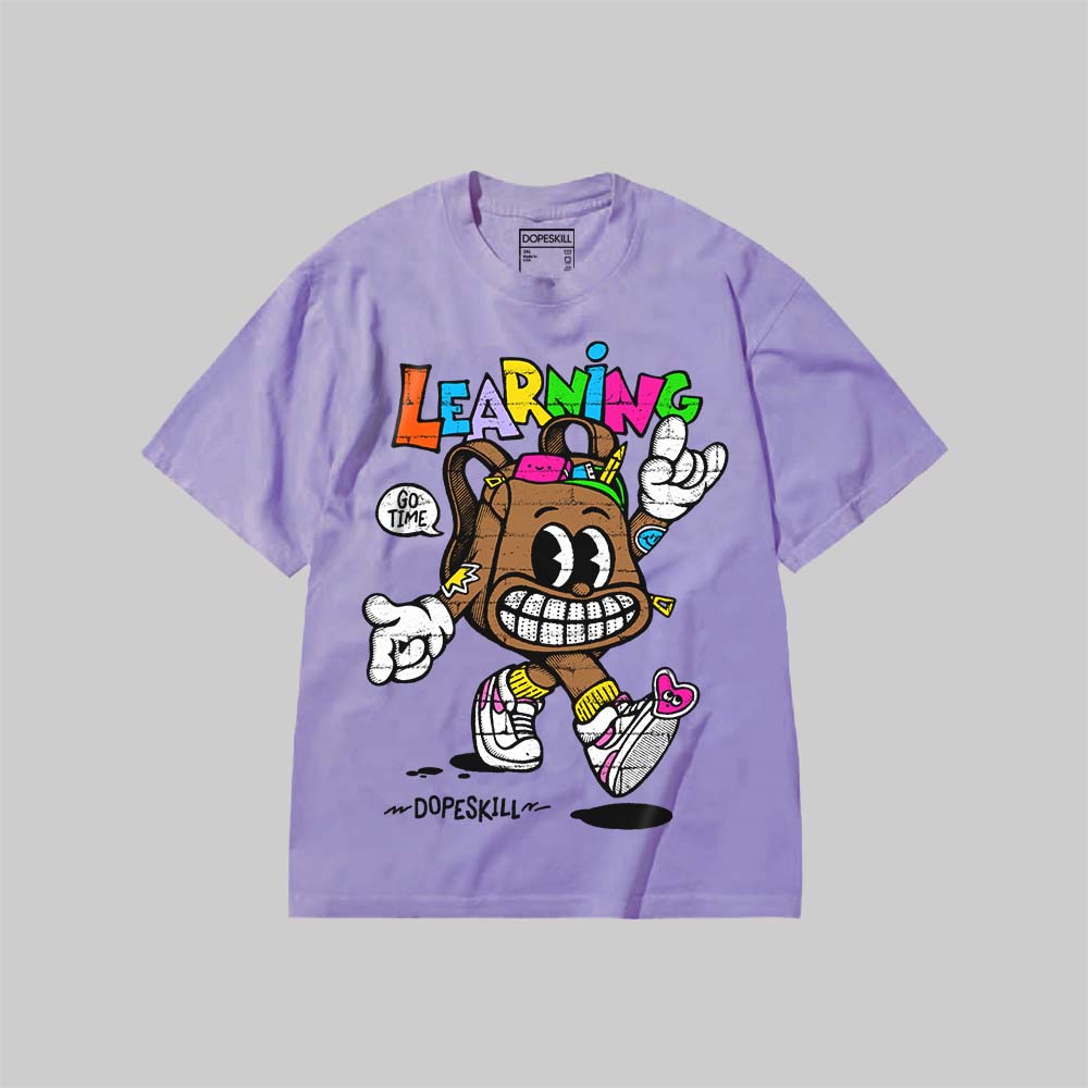 Learning DopeSkill Premium T-shirt Streetwear - Violet