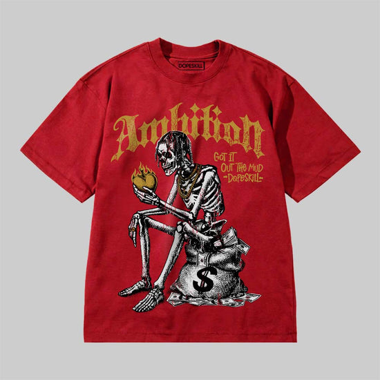 Ambition DopeSkill Premium T-shirt Streetwear - Red