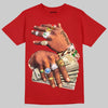 'Prosperous Hands' DopeSkill Graphic T-Shirt Streetwear - Red