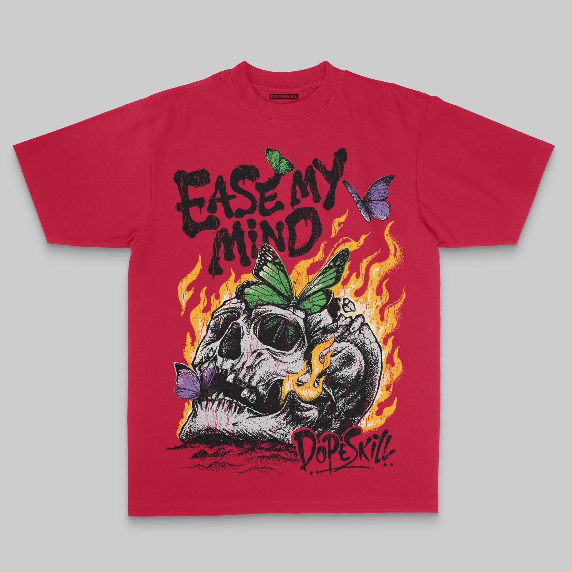 Ease My Mind DopeSkill Premium T-shirt Streetwear - Red