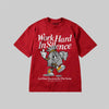 Work Hard In Silence DopeSkill Premium T-shirt Streetwear - Red