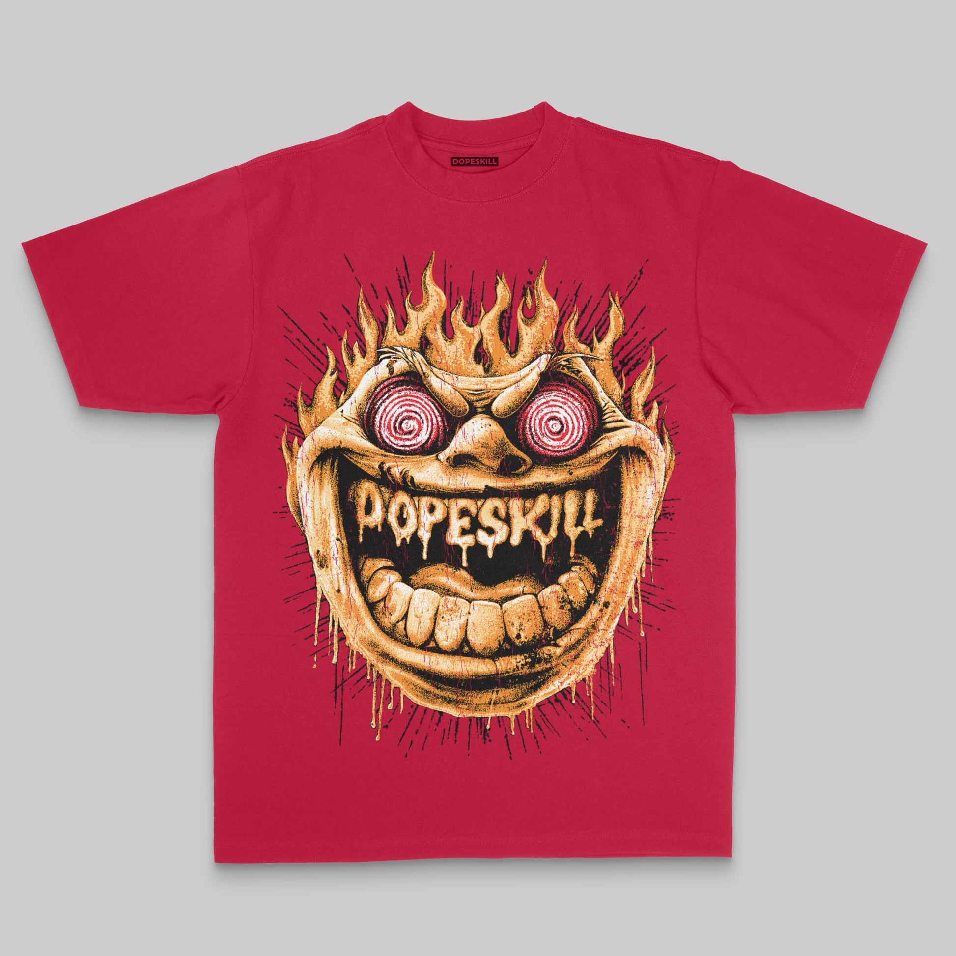 Hellfire DopeSkill Premium T-shirt Streetwear - Red