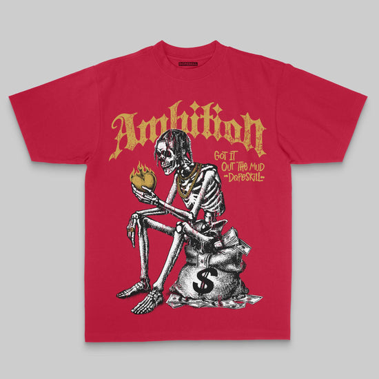 Ambition DopeSkill Premium T-shirt Streetwear - Red