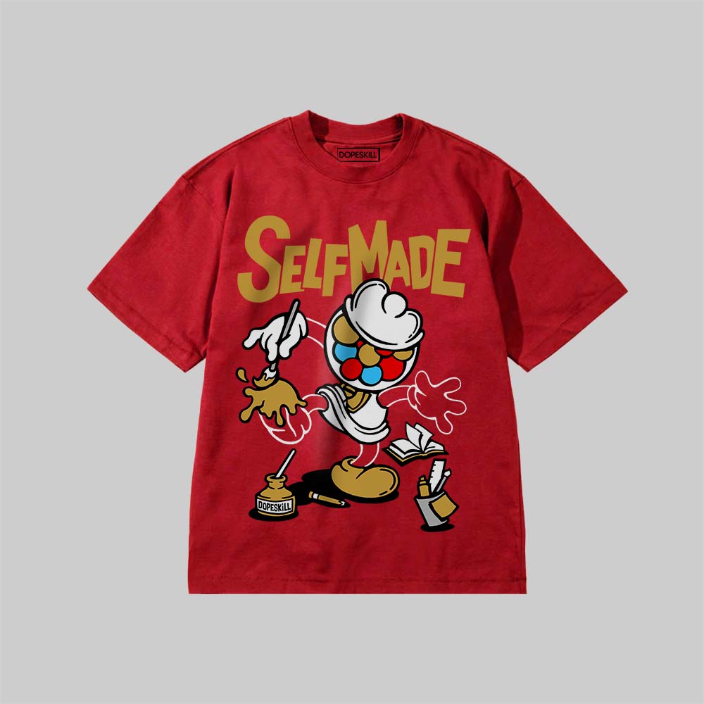 Self Made DopeSkill Premium T-shirt Streetwear - red