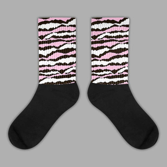 Jordan 11 Retro Neapolitan DopeSkill Sublimated Socks Abstract Tiger Graphic Streetwear