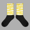 Jordan 11 Low 'Yellow Snakeskin' DopeSkill Sublimated Socks Abstract Tiger Graphic Streetwear