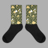 Jordan 4 Retro SE Craft Medium Olive DopeSkill Sublimated Socks Mushroom Graphic Streetwear