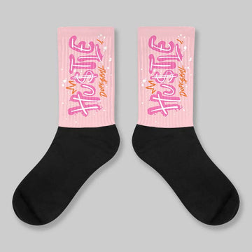 Spring Flowers 3s DopeSkill Sublimated Socks Hustle Graphic