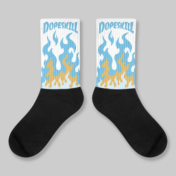 Denim 4s DopeSkill Sublimated Sock FIRE Graphic