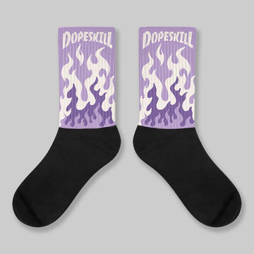 Hydrangeas 10s DopeSkill Sublimated Sock FIRE Graphic